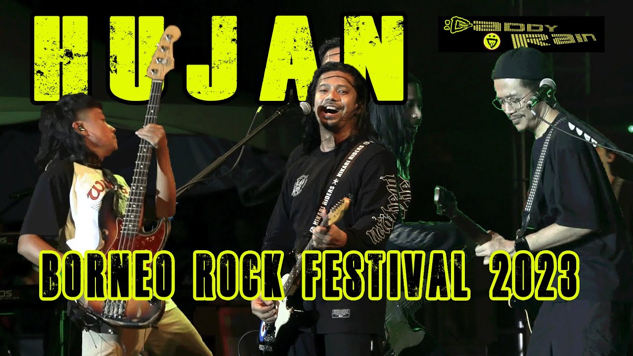 HUJAN live at BORNEO ROCK FESTIVAL 2023 (full)