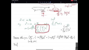 CTNT 2020 - p-Adic Functions on Z_p (by Liang Xiao) - Lecture 3