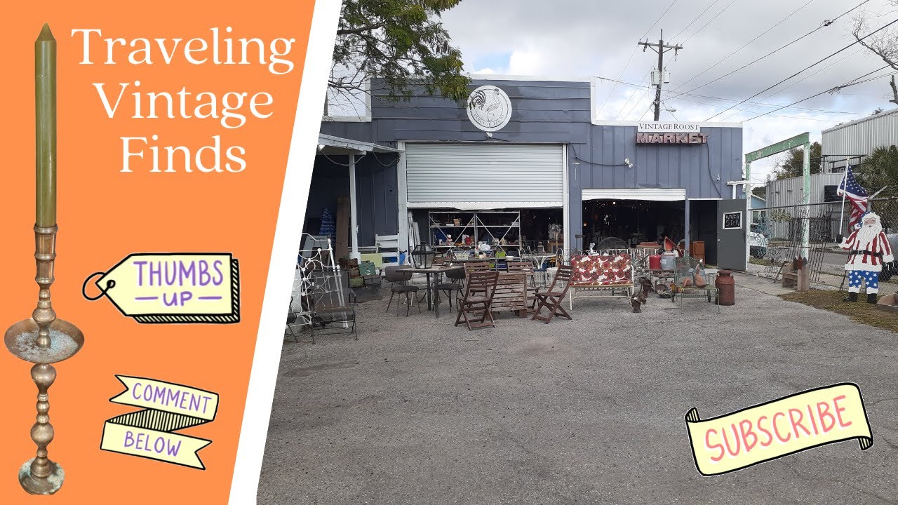 ❗❗Vintage Finds ❗❗Travel Shopping and a Tall Candlestick