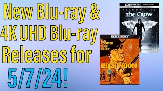 New Blu-ray & 4K UHD Blu-ray Releases for May 7th, 2024!