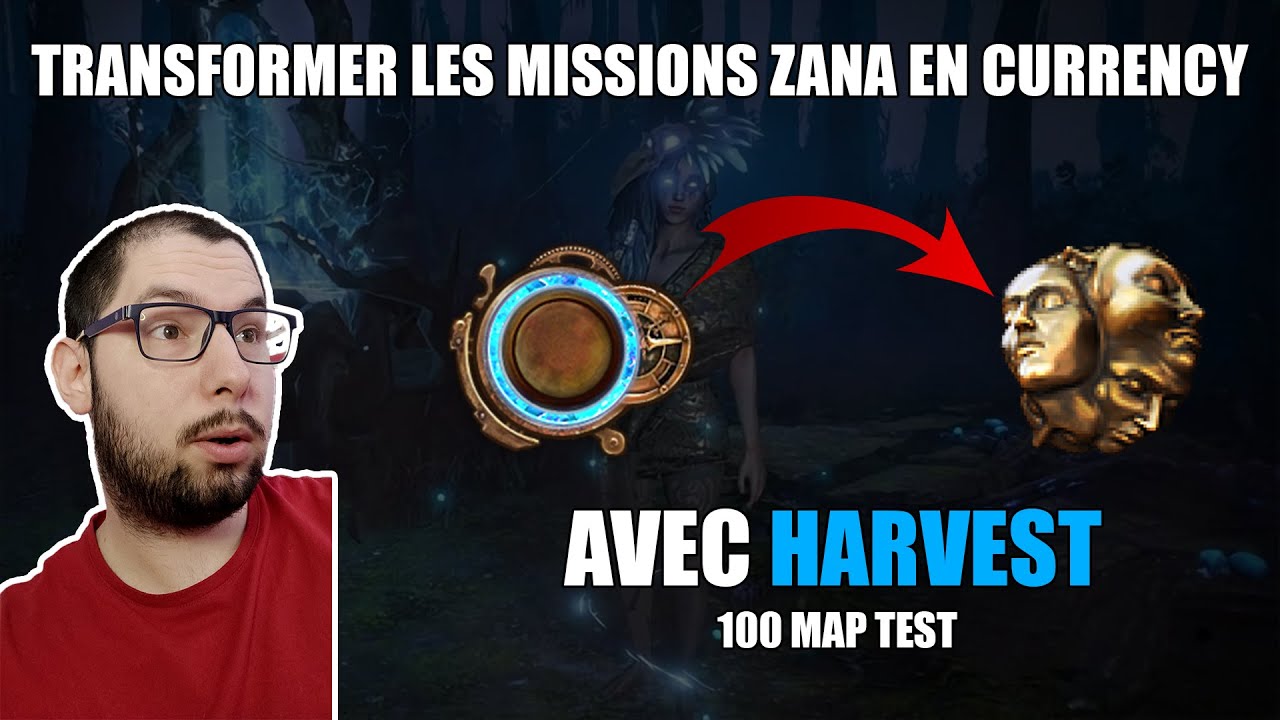 PoE 3.13 - Farm Harvest avec 100 missions Zana !