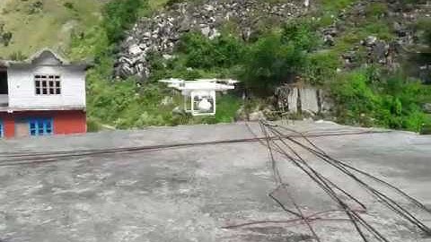 Drone to study landslides.