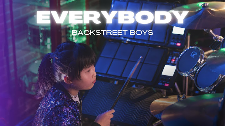 Backstreet Boys - Everybody (Backstreet's Back) | Kaylee Chu Drum Cover