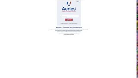 Creating a Parent Portal Account in Aeries