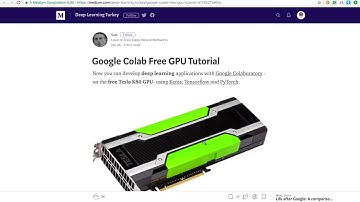 Google Colab ile Ücretsiz GPU Kullanımı : Keras ile Uygulamalı Derin Öğrenme-5