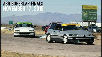 1988 CRX Si first track day! ASR Superlap 11/17/18