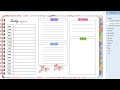 OneNote digital Planner tutorial 2020
