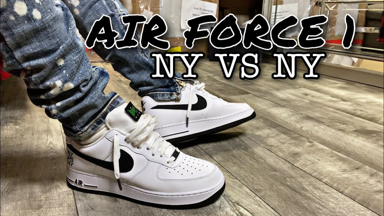 AIR FORCE 1 NY VS NY ON FEET + WEEKLY PICKUPS - YouTube