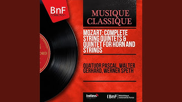 String Quintet No. 2 in C Minor, K. 406: III. Menuetto in canone