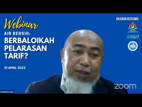 Webinar Air Bersih: Berbaloikah Pelarasan Tarif?