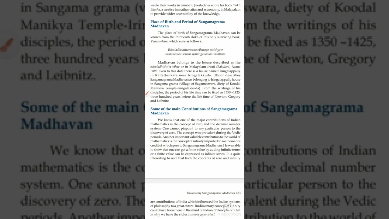 VVM ICS CH 18 Discovering Samgamagrama Madhavan