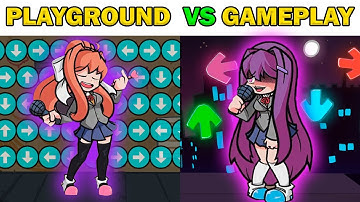 FNF Character Test | Gameplay VS Playground | Yuri, Monika