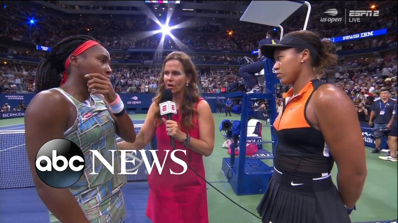 Coco Gauff, Naomi Osaka share encouraging words after heated US Open match