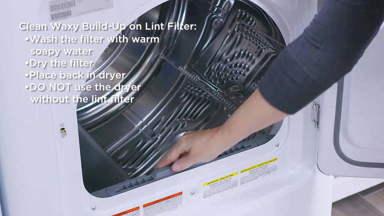 Frigidaire How to Properly Clean and Care for Your Dryer YouTube