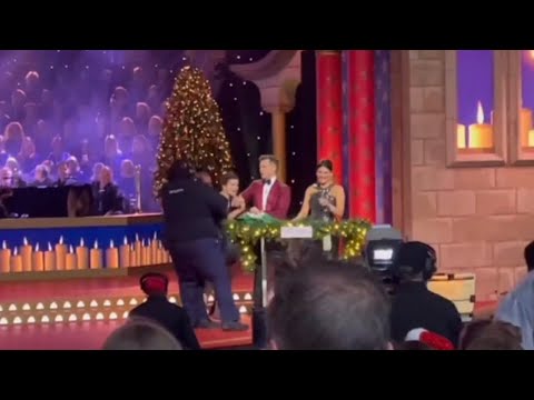 WATCH: Pro-Palestinian protesters ambush stage of Christmas broadcast ‘Carols by Candlelight’