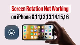 How to Fix Screen Rotation Not Working on iphone