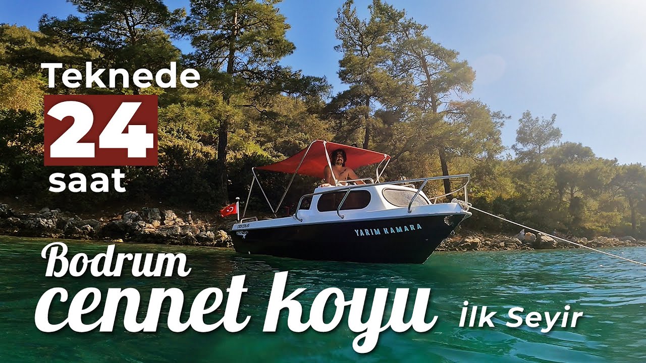 Tekne suya indi! Bodrum Cennet koyunda kaldık | Çapa atmak çok zormuş⚓