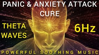 Panic/Anxiety Attack Cure - Instant Stress Relief | Theta Waves 6Hz | Powerful Soothing Music 🎧🎶😌