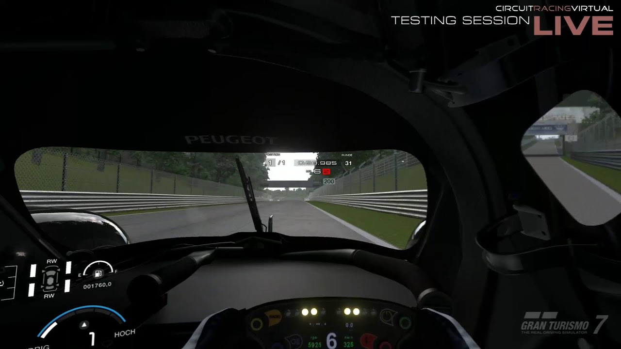 Monza Test Laps | Peugeot 908 HDi FAP 