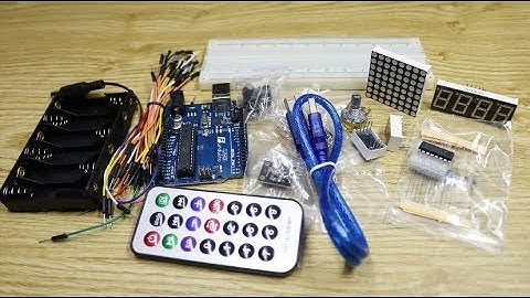 Mở hộp bộ KIT Adruino -  Nhiều đồ quá