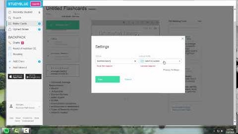 StudyBlue Instruction Video