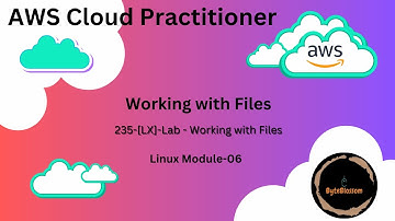 235-[LX]-Lab - Working with Files - AWS Cloud Practitioner #aws #clouds #linux #cloudcomputing