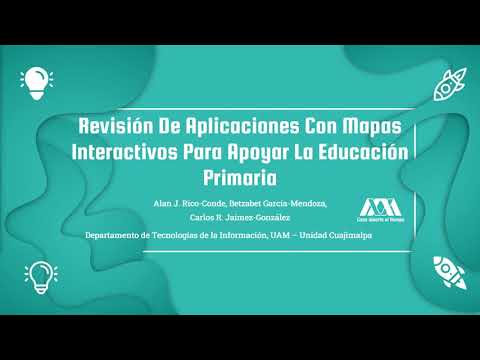 Revisión de Aplicaciones con Mapas Interactivos para Apoyar la Educación Primaria