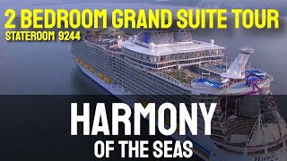 Harmony Of The Seas 2 Bedroom Grand Suite Tour - Stateroom 9244 - Royal Caribbean