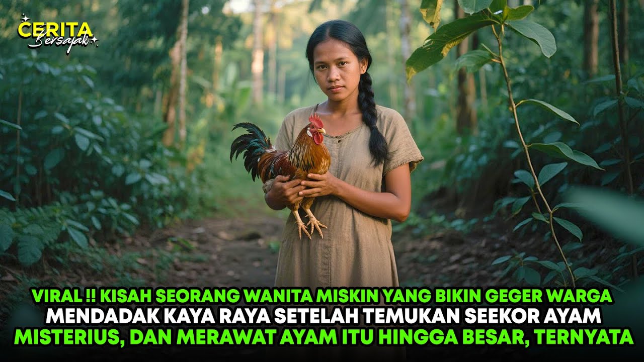 VIRAL !! WANITA MISKIN MENDADAK KAYA RAYA, SETELAH MEMELIHARA AYAM MISTERIUS YANG IA TEMUKAN