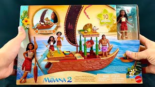 Moana 2 Adventure Canoe Asmr Unboxing Epicplaytime With Figures & Hidden Features