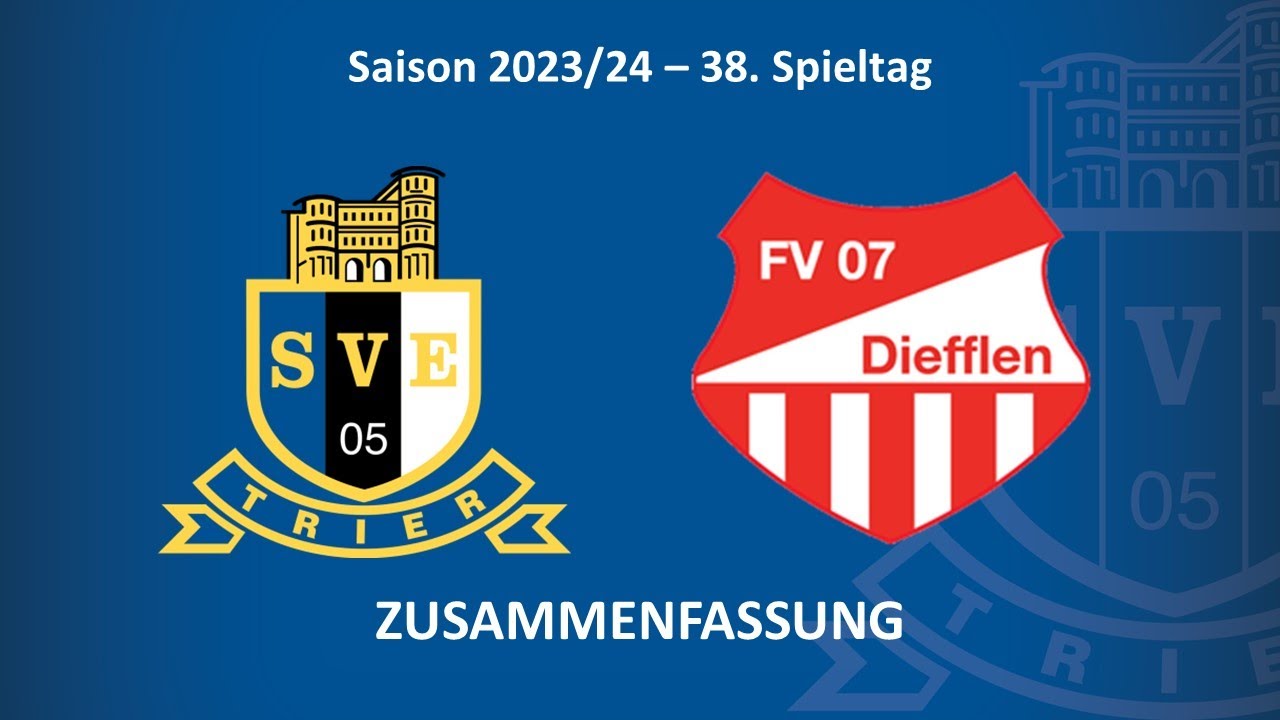SVE-TV: Eintracht Trier vs. FV Diefflen - Highlights (38. Spieltag Saison 23/24)