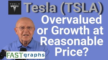 Tesla: Still Overvalued Or Growth At A Reasonable Price? | FAST Graphs