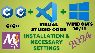 Install GCC Compiler & GDB Debugger for C/C++ on Windows (with Visual Studio Code) using MSYS2