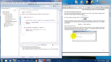 CS106A Assignment 2 Problem 1 - Pythagorean Theorem