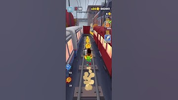 #tutorial Avoiding A Row Of 4 Coins (With Trains) #nocoinchallange #subwaysurfers