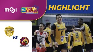Jakarta Bhayangkara VS Surabaya BIN Samator (3-1) | Highlight FINAL FOUR PLN Mobile Proliga 2023