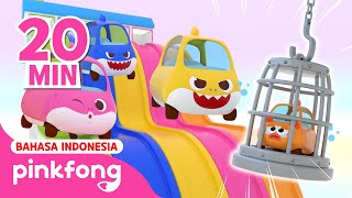 Ayo menyelamatkan William Bareng Mobil Baby Shark | Kumpulan Lagu Mobil 3D | Pinkfong Indonesia