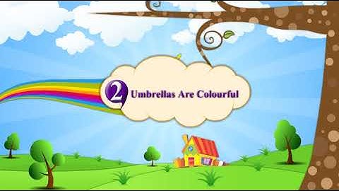 Activity 1 : Umbrellas Are Colourful | Listen to following poem | Std. 5 - English