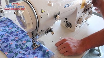 AtlasUSA AT2284 How to do single need, regular zig zag and 3 Step Zig Zag