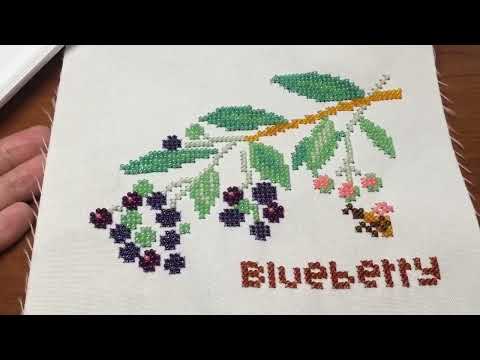 Вышивка бисером. Набор Blueberry из магазина Fix Price (обзор и результат)