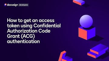 How to get an access token using Confidential Authorization Code Grant (ACG) authentication