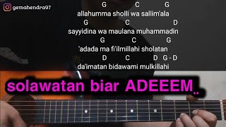 Kunci Gitar Sholawat As sa'adah | Allahumma Sholli wa sallim'ala