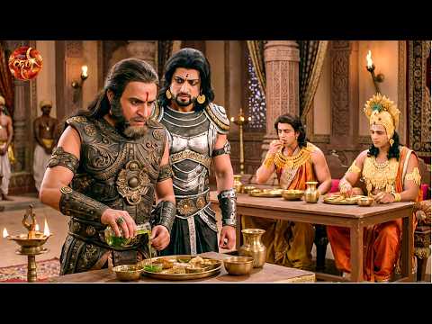 शकुनी ने रची ख़ौफ़नाक साजिश, वासुदेव और कर्ण के भोजन में मिला दिया जहर || Suryaputra Karn