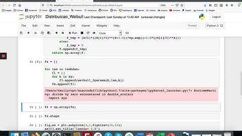 Gerando uma distribuição de Weibull no Python