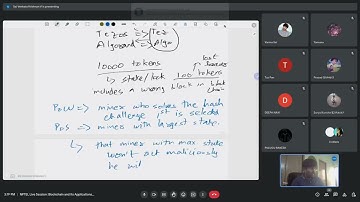 Week 8 live session | NPTEL | CS47 | Blockchain and its Applications