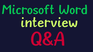 Microsoft Word interview Questions Answers #upgradingway #receptionist #interview #questions #answer