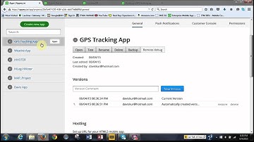 ITM 387e: Appery.IO / GPS Tracking App