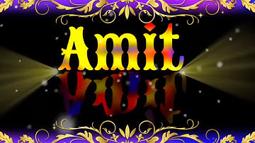 Amit Name Intro new tiktok trend status video