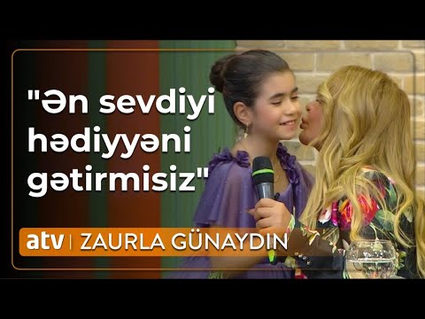 21 ildə ilk dəfə idi Aygün xanımdan HƏDİYYƏ GÖRDÜK: Zaur Baxşəliyevdən ATMAÇA - Zaurla Günaydın