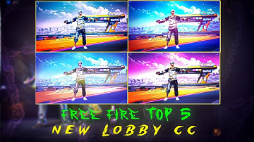 FREE FIRE NEW TOP 5 LOBBY CC XML PACK🔥|| IN ALIGHT MOTION #freefire #ccxml #ffcc #fflobbycc #newcc